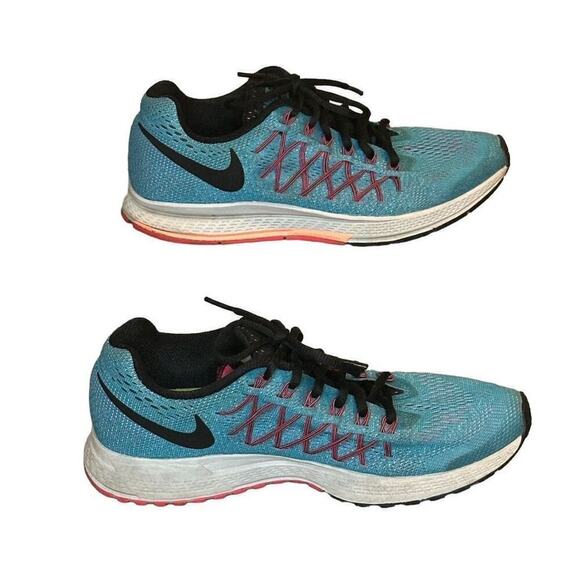 Nike Women's Air Zoom Pegasus 32 Running Shoes Blue Size 8.5 - Picture 2 of 7